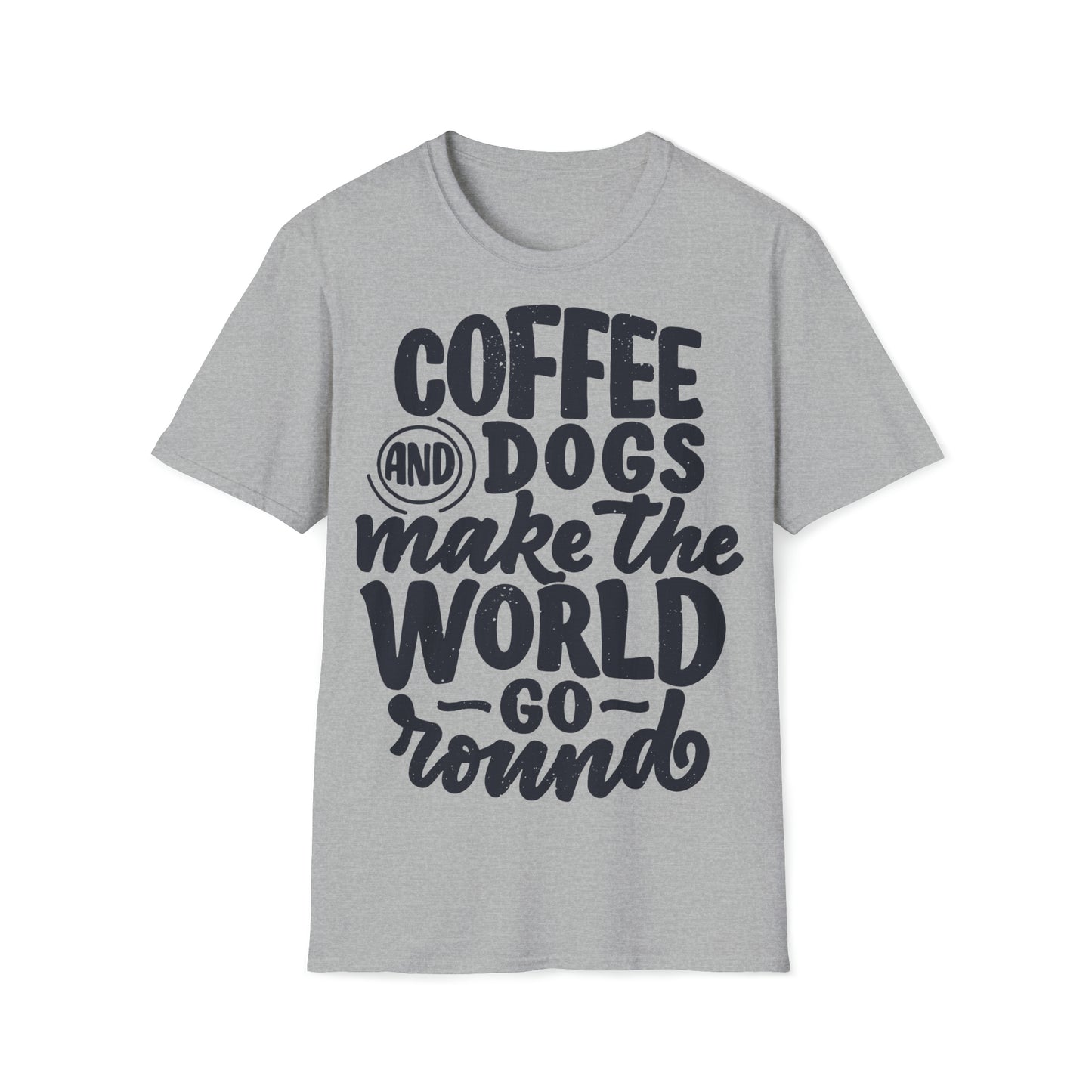 Softstyle T-Shirt "Coffee and Dogs"