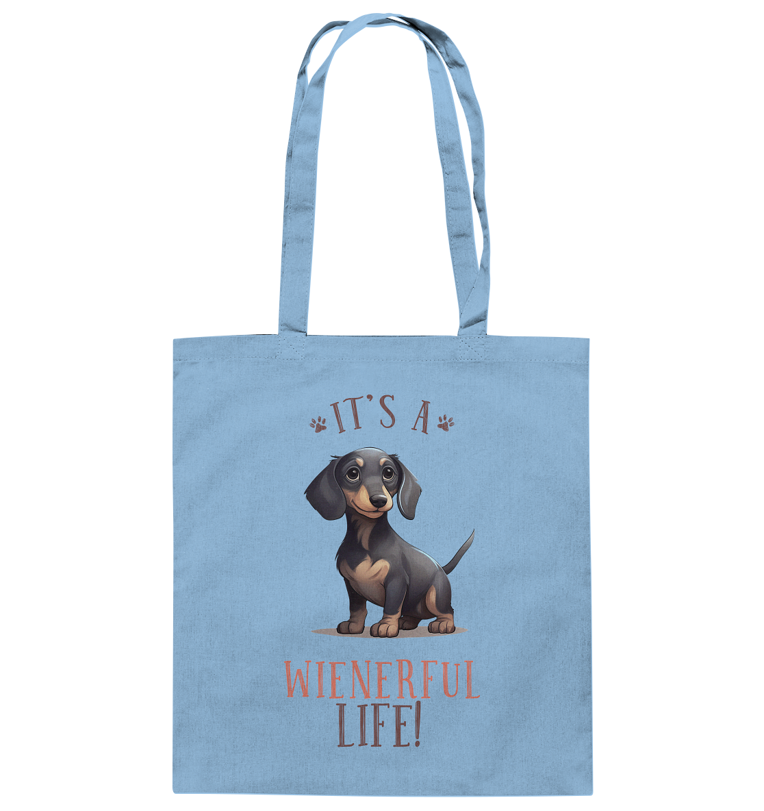 Baumwolltasche "Wienerful Life" Farbe: Weiß| Pawzlove