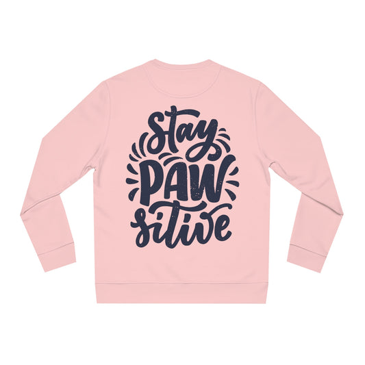 Backprint Changer Sweatshirt "Stay Pawsitive" - PAWZLOVE