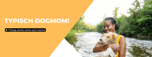 Typisch Dog Mom Hundemama mit Hund Dogmom