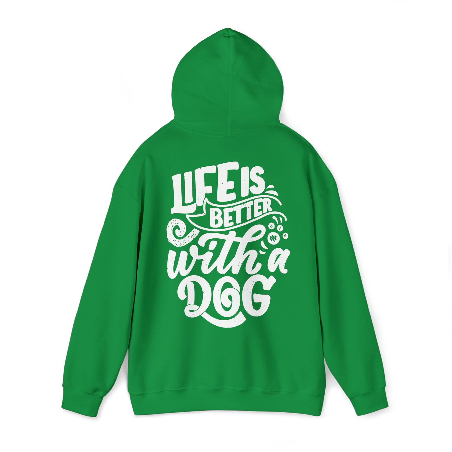 Heavy Blend™ Crewneck Sweatshirt "Life is better with a Dog"