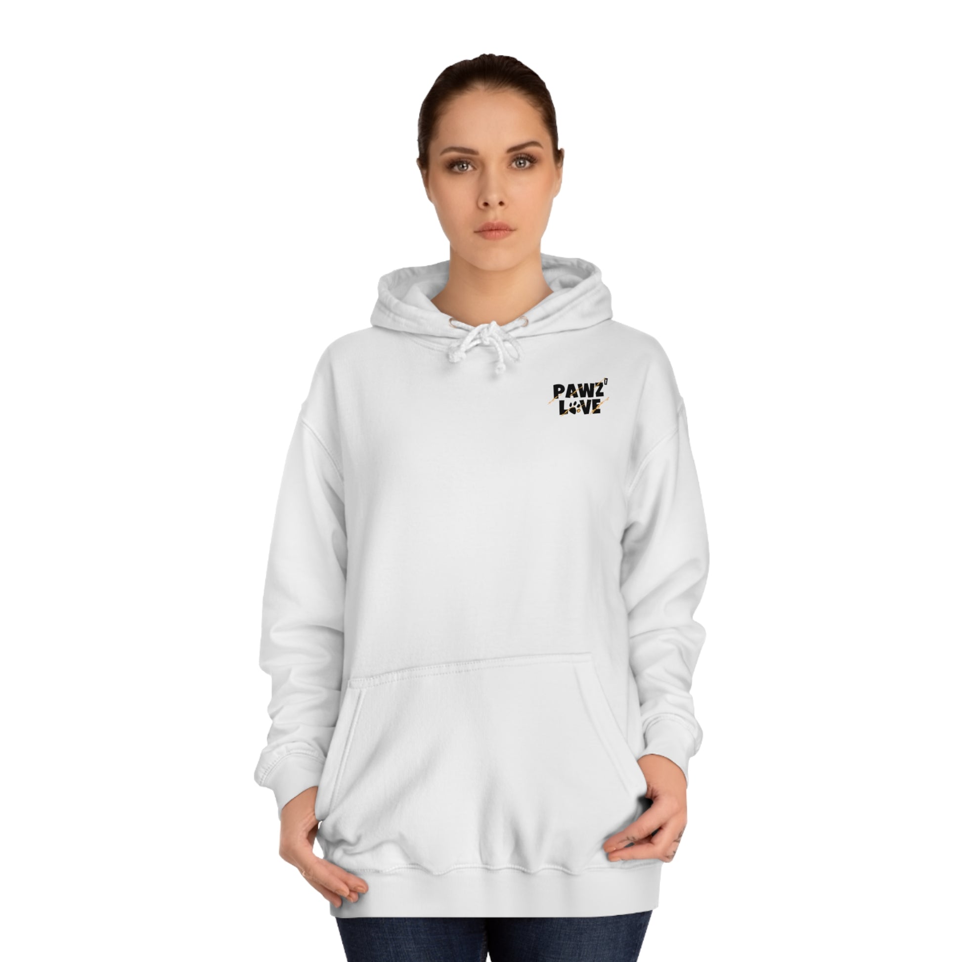 College Hoodie Farbe: Weiß| Pawzlove