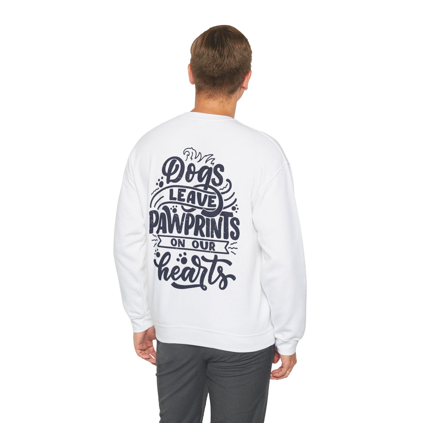 Heavy Blend™ Crewneck Sweatshirt "Pawprints"