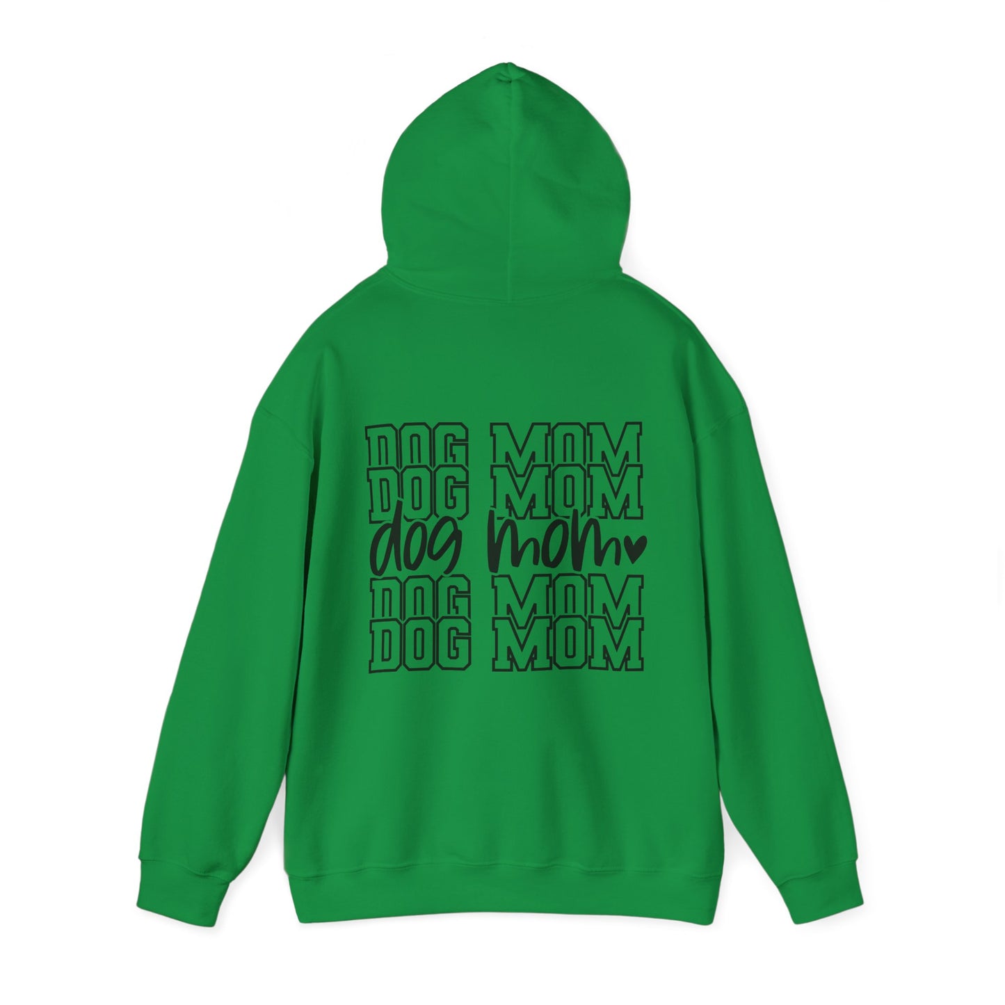 Backprint Heavy Blend™ Hooded Sweatshirt "Dog Mom"