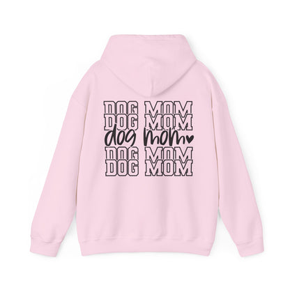 Backprint Heavy Blend™ Hooded Sweatshirt "Dog Mom"