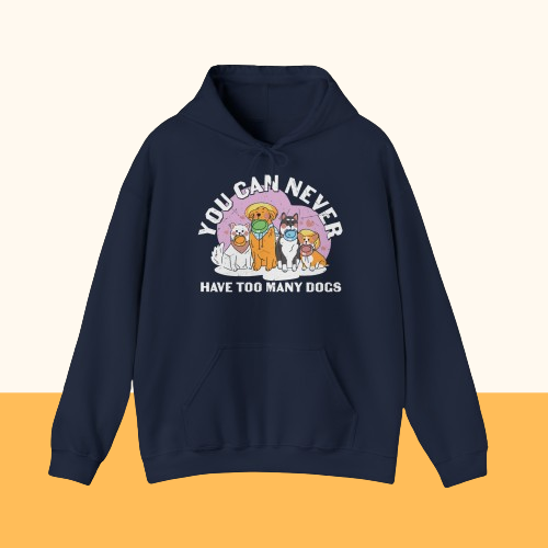 Heavy Blend™ Hooded Sweatshirt "Many Dogs"