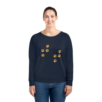 Dazzler Relaxed Fit Sweatshirt "DOG MOM"