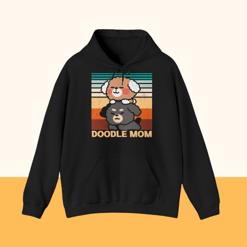 Heavy Blend™ Hooded Sweatshirt "Doodle Mom"