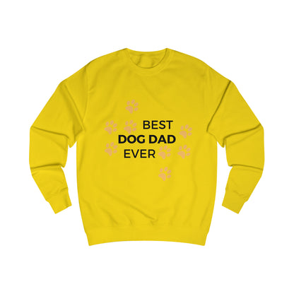 Männer Sweatshirt "DOG DAD" Farbe: Gelb| Pawzlove