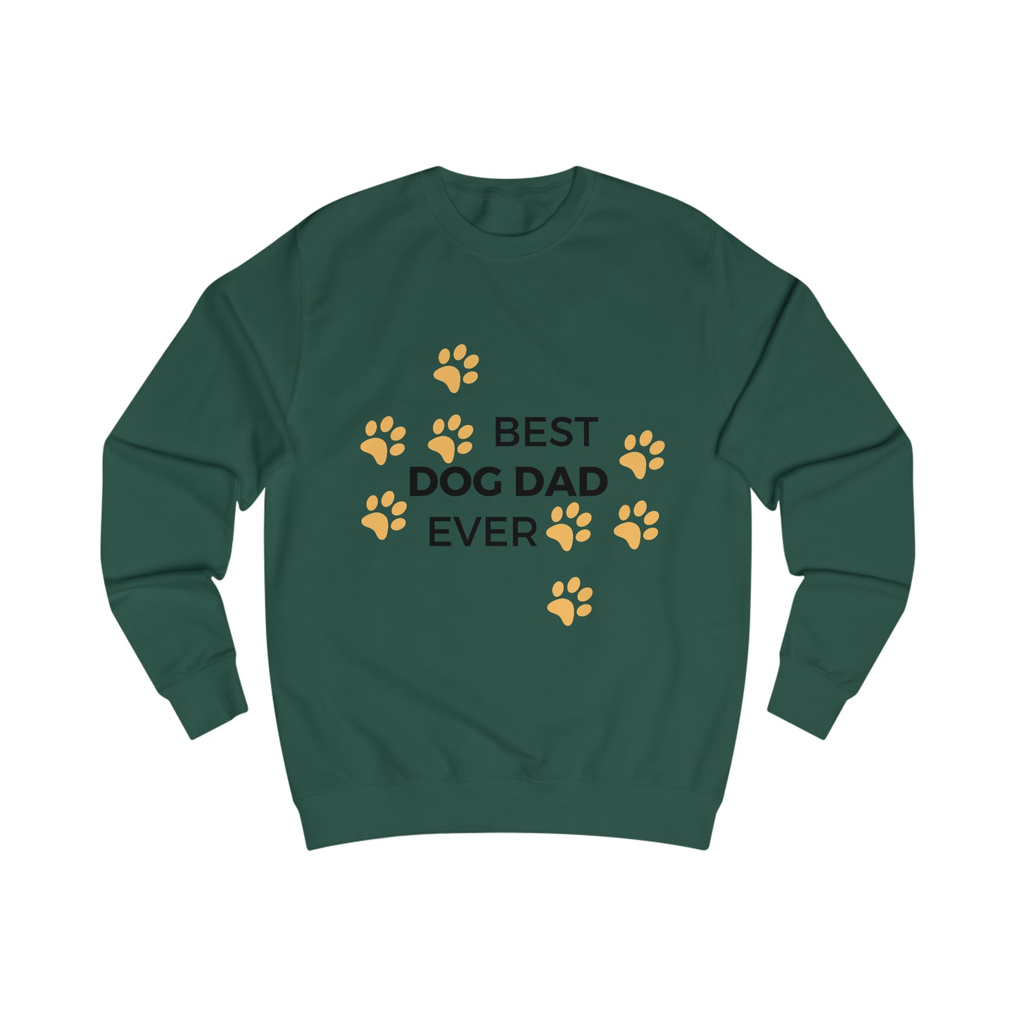 Männer Sweatshirt "DOG DAD" Farbe: Grün| Pawzlove