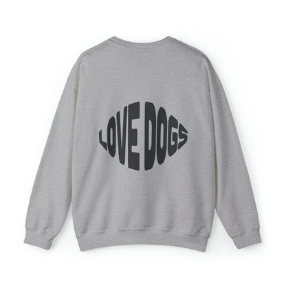 Heavy Blend™ Crewneck Sweatshirt "LOVE DOGS"