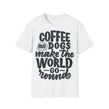 Softstyle T-Shirt "Coffee and Dogs"