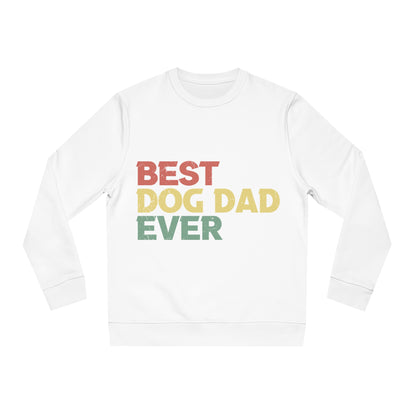 Changer Sweatshirt "Best Dog Dad ever" Farbe: Weiß| Pawzlove