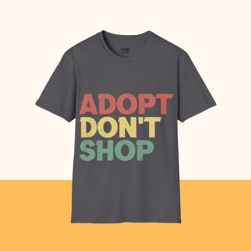 Softstyle T-Shirt "Adopt don't shop"