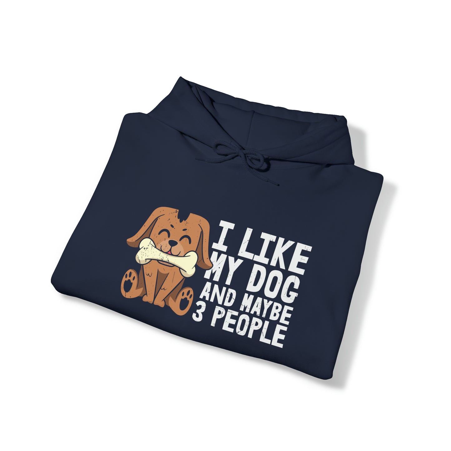 Heavy Blend™ Hooded Sweatshirt "I like my Dog"