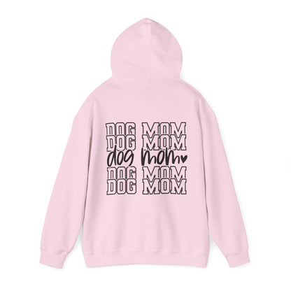 Backprint Heavy Blend™ Hooded Sweatshirt "Dog Mom"