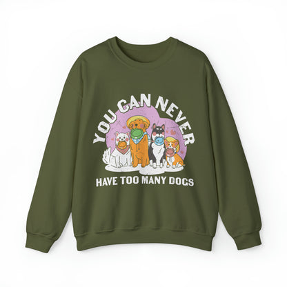 Crewneck Sweatshirt "Many Dogs"