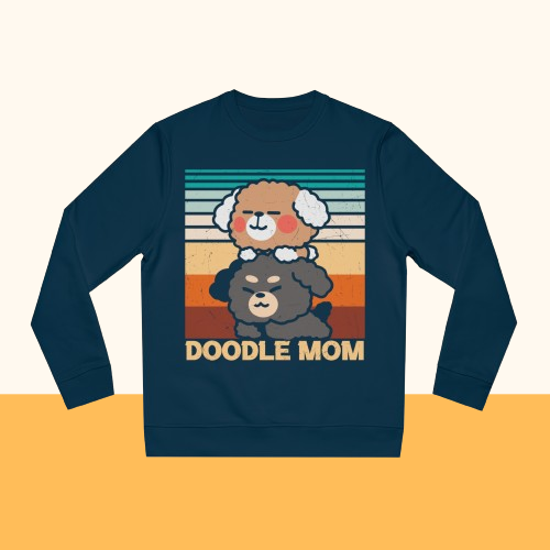 Changer Sweatshirt "DOODLE MOM" Farbe: Schwarz| Pawzlove