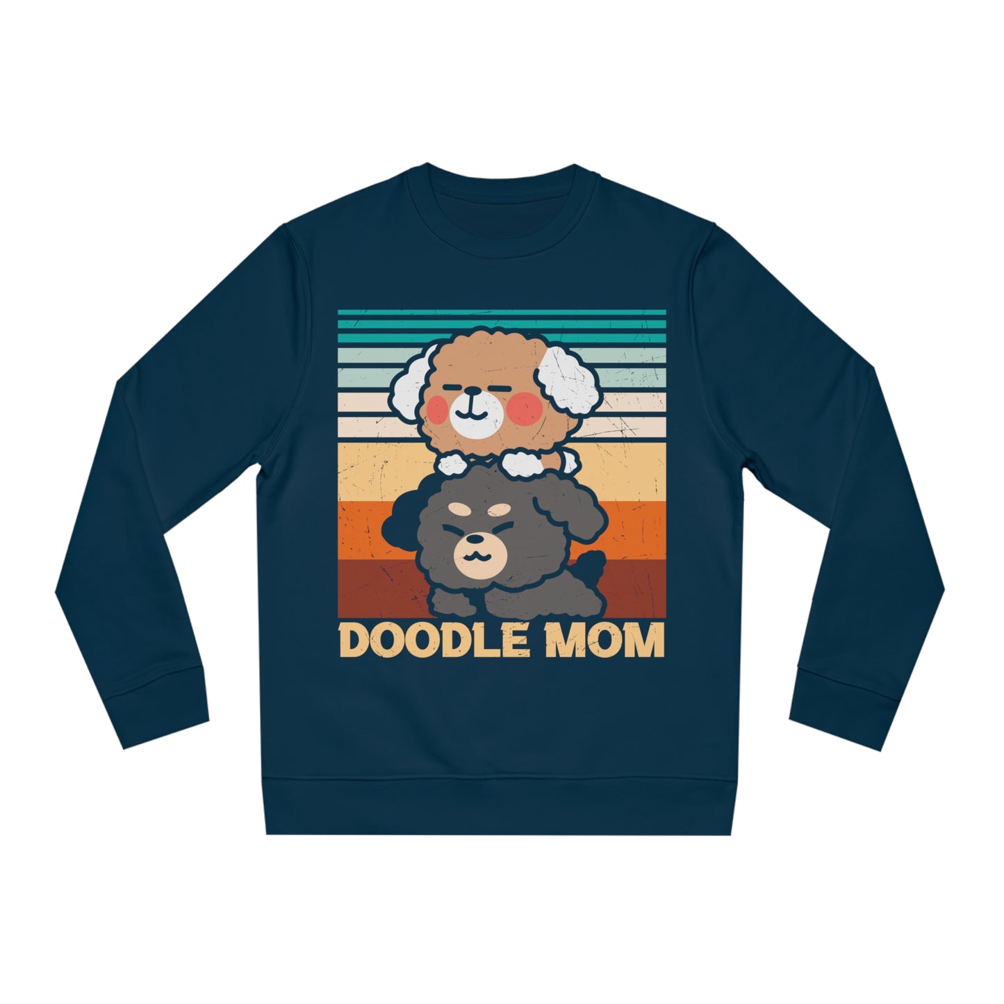 Changer Sweatshirt "DOODLE MOM" Farbe: Dunkelblau| Pawzlove