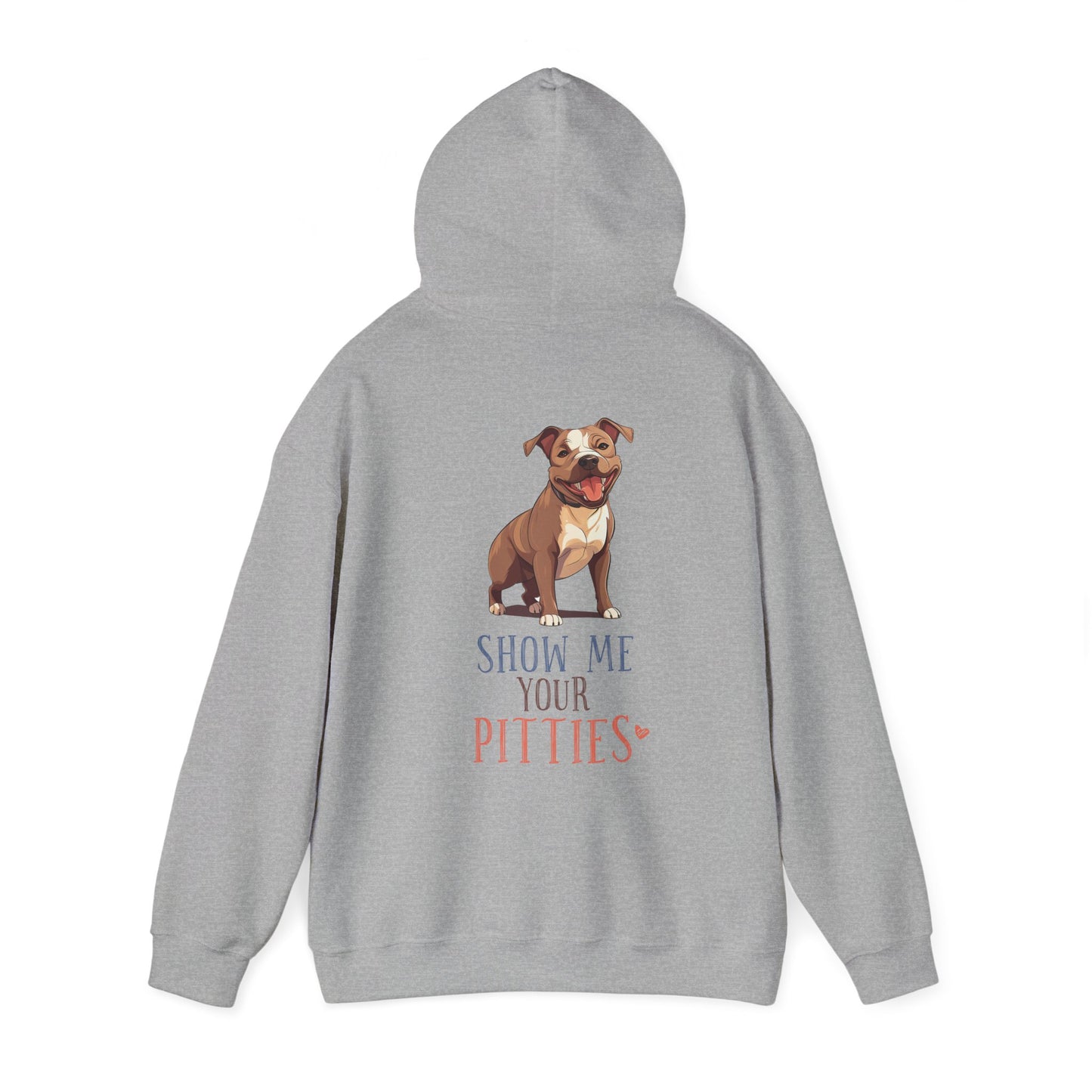 Backprint Heavy Blend™ Hooded Sweatshirt "Pitties"