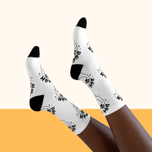 Socken "CRAZY DOG MOM" Size: S| Pawzlove