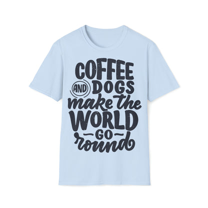 Softstyle T-Shirt "Coffee and Dogs"