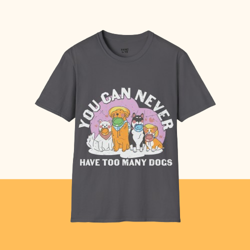 Softstyle T-Shirt "Many Dogs"