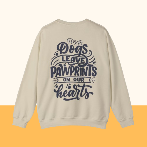 Heavy Blend™ Crewneck Sweatshirt "Pawprints"