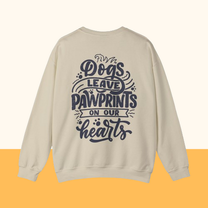 Heavy Blend™ Crewneck Sweatshirt "Pawprints"