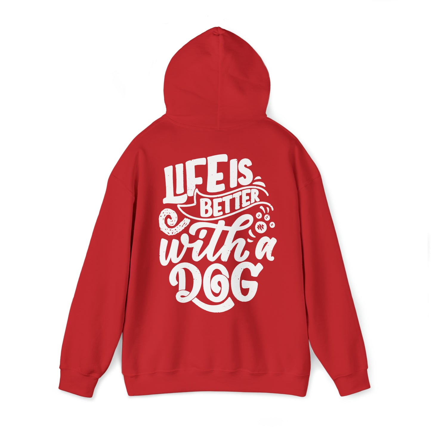 Heavy Blend™ Crewneck Sweatshirt "Life is better with a Dog"