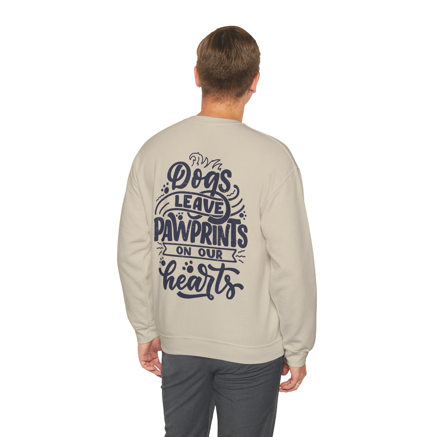 Heavy Blend™ Crewneck Sweatshirt "Pawprints"