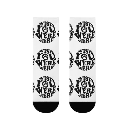 Socken "WISH YOU WERE HERE" Size: S| Pawzlove