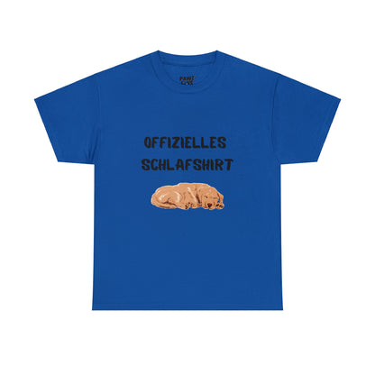 Offizielles Schlafshirt aus Baumwolle Farbe: Royal| Pawzlove