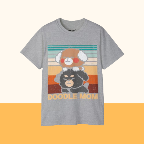 Ultra Baumwolle T-Shirt "DOODLE MOM"