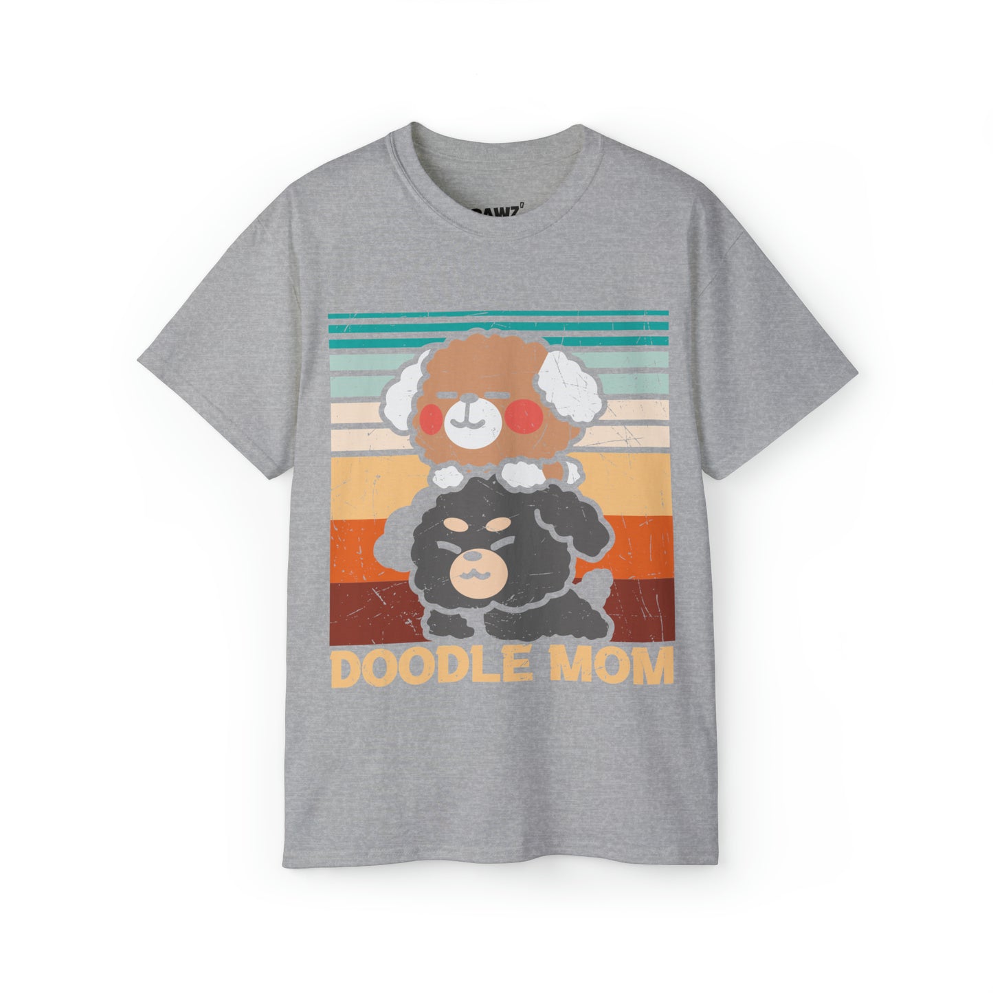 Ultra Baumwolle T-Shirt "DOODLE MOM"