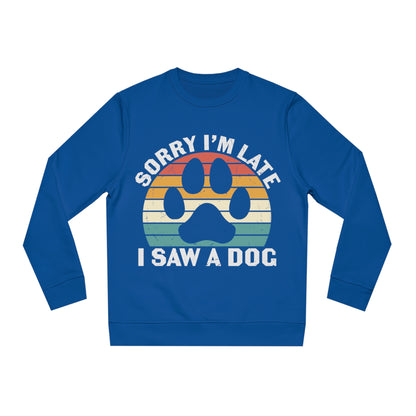 Changer Sweatshirt "I saw a Dog" Farbe: Blau| Pawzlove