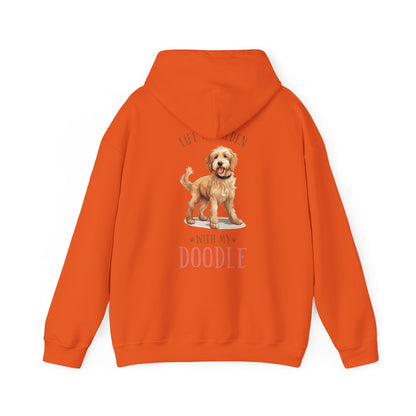 Backprint Heavy Blend™ Hooded Sweatshirt "Doodle"