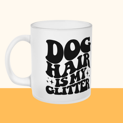 Milchglas "Dog Hair is my Glitter" Volumen: 0.33 Liter| Pawzlove