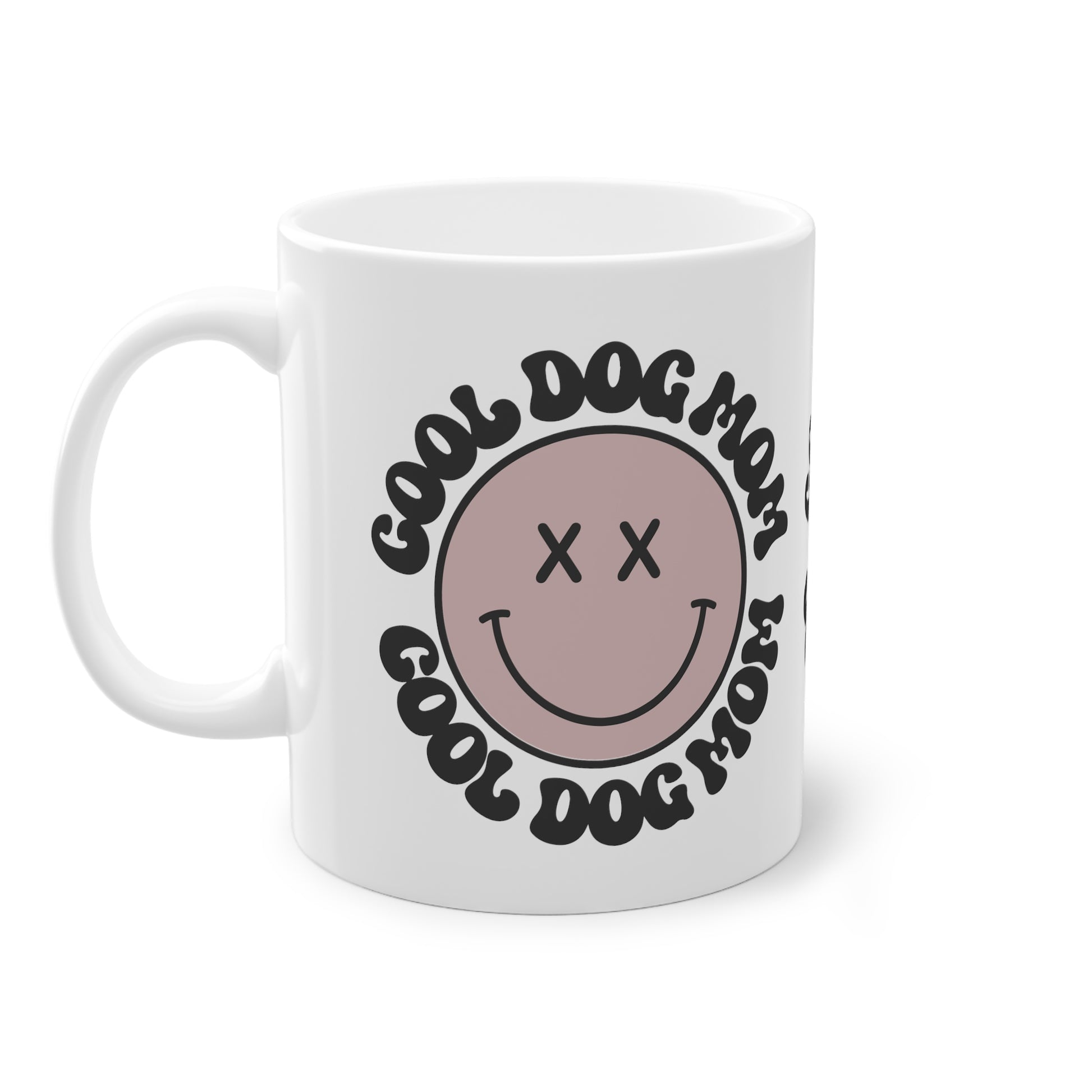 Weiße Tasse "Cool Dog Mom" Volumen: 0.33 Liter| Pawzlove