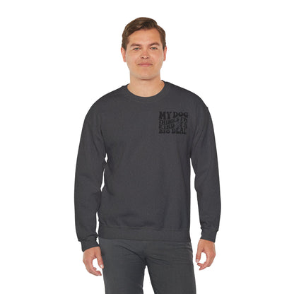 Backprint Heavy Blend™ Crewneck Sweatshirt "Big Deal"