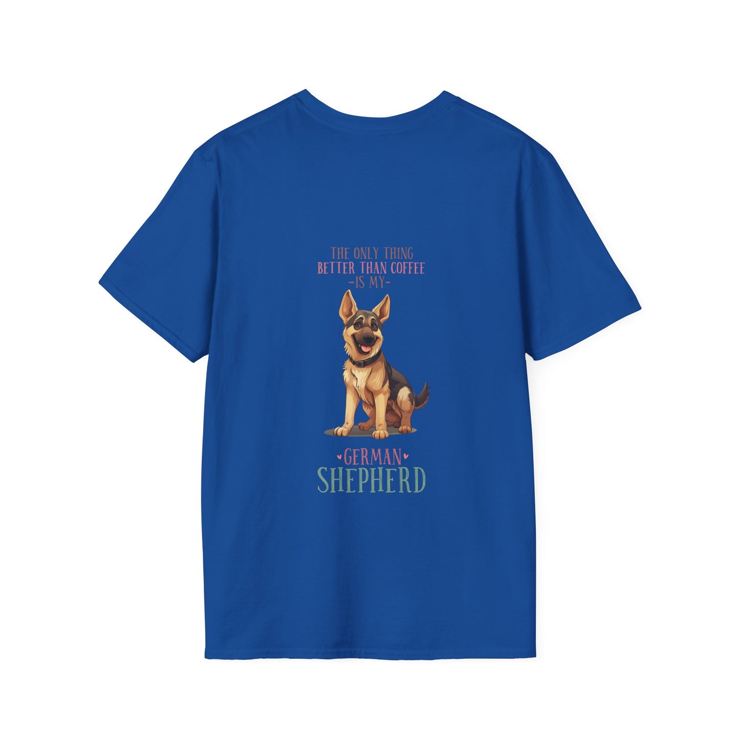 Backprint Softstyle T-Shirt "German Shepherd"