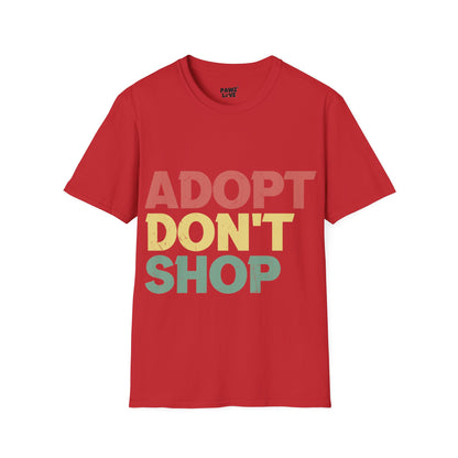 Softstyle T-Shirt "Adopt don't shop"