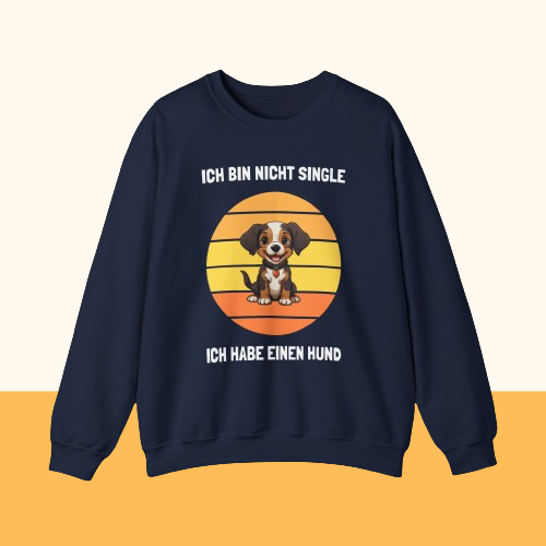 Heavy Blend™ Crewneck Sweatshirt "Ich bin nicht Single"