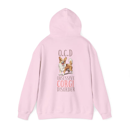 Backprint Heavy Blend™ Hooded Sweatshirt "Corgi"