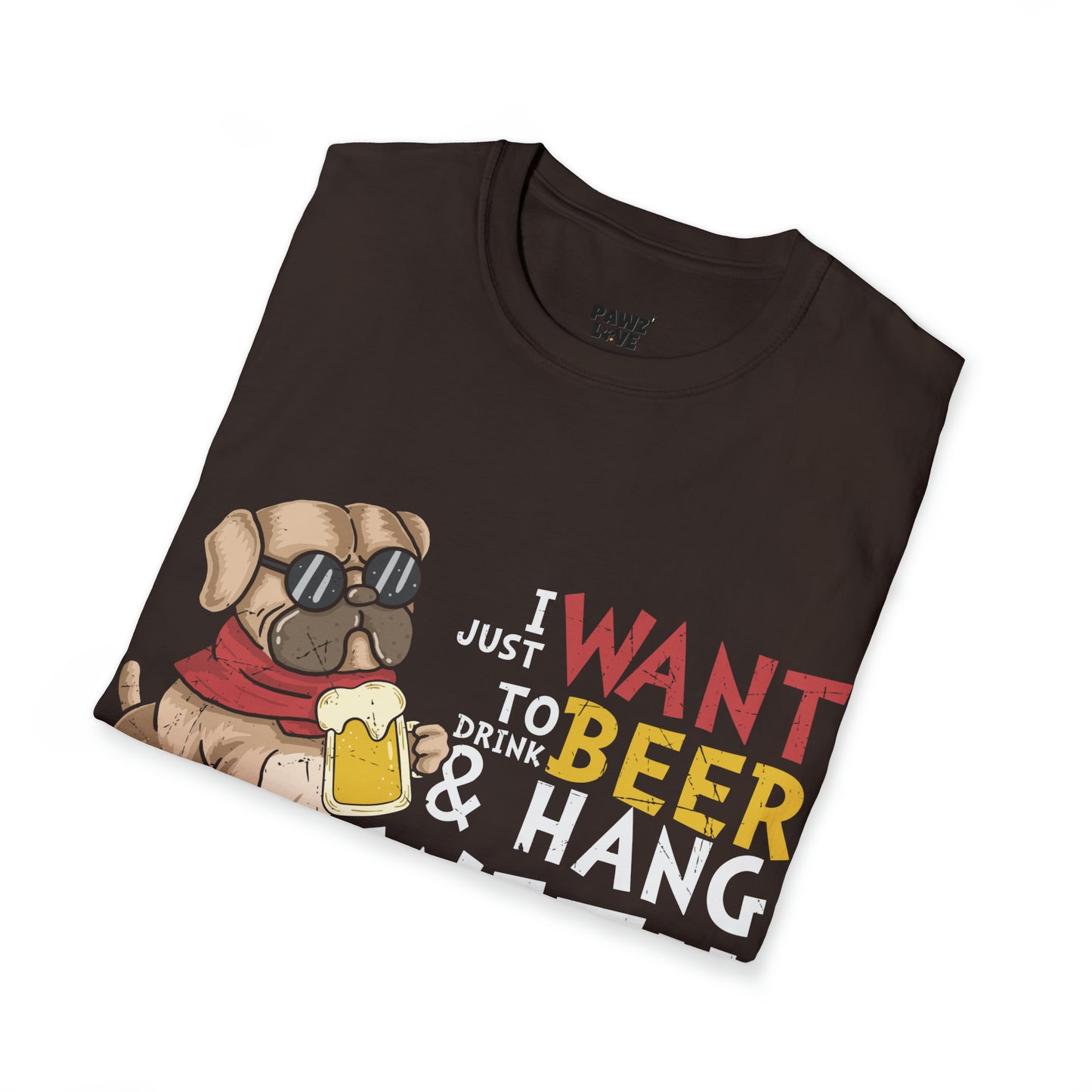 Softstyle T-Shirt "Beer and Dog"