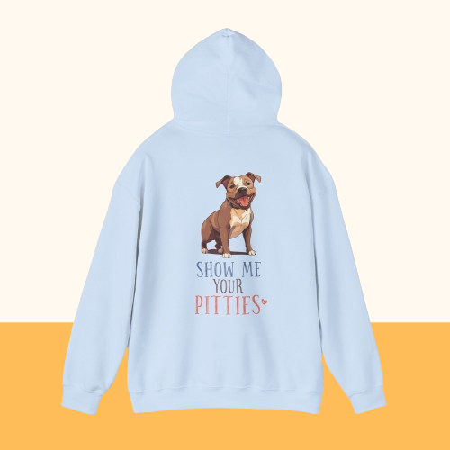 Backprint Heavy Blend™ Hooded Sweatshirt "Pitties"