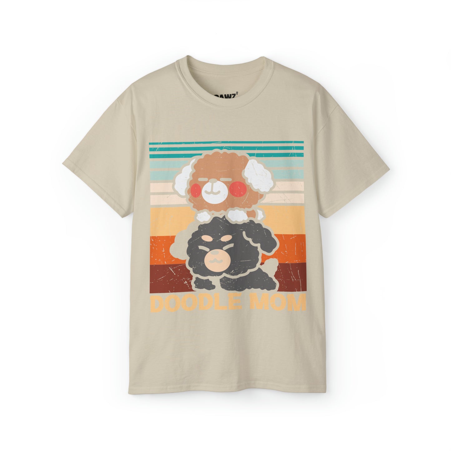 Ultra Baumwolle T-Shirt "DOODLE MOM"