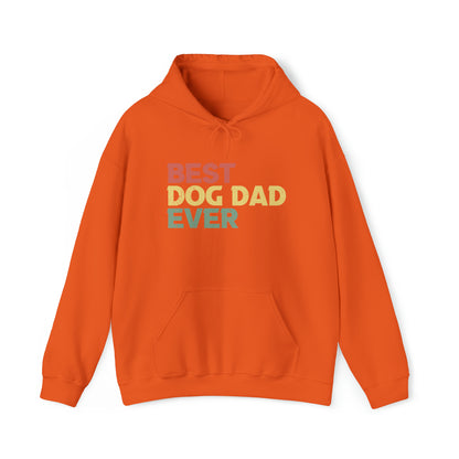 Heavy Blend™ Hooded Sweatshirt "Best Dog Dad ever" Farbe: Orange| Pawzlove