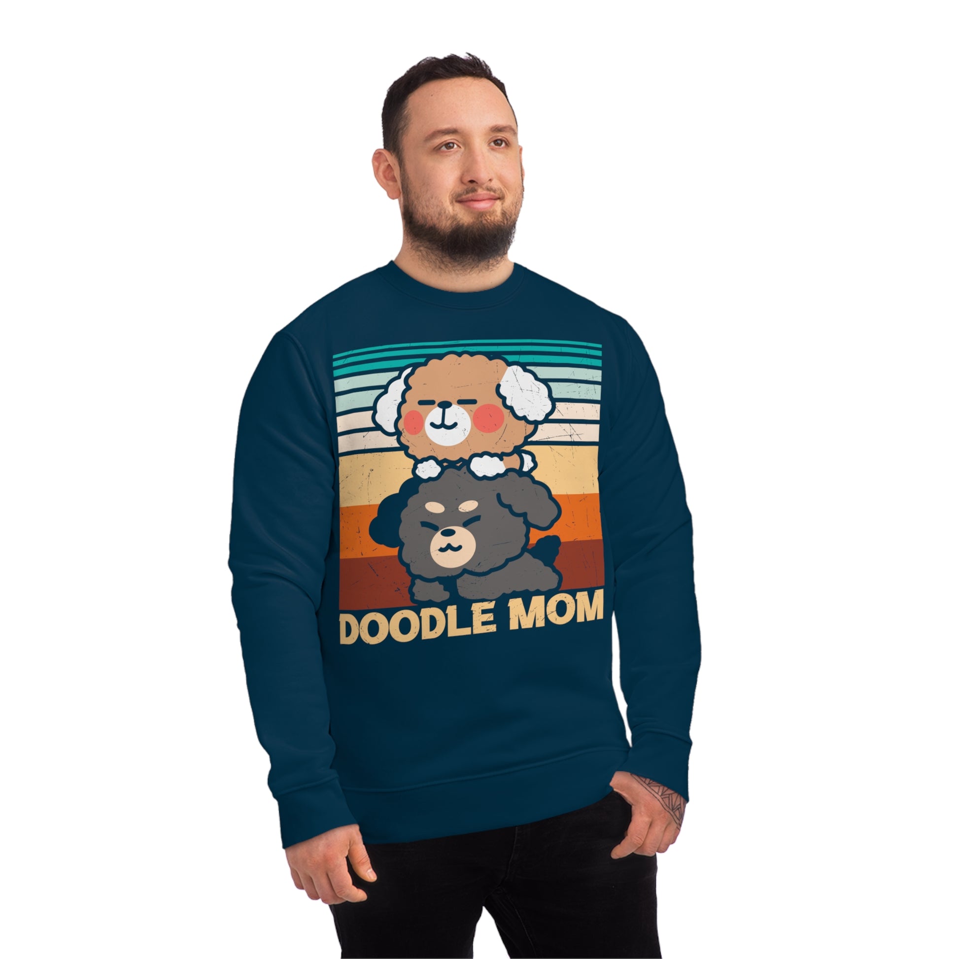 Changer Sweatshirt "DOODLE MOM" Farbe: Schwarz| Pawzlove