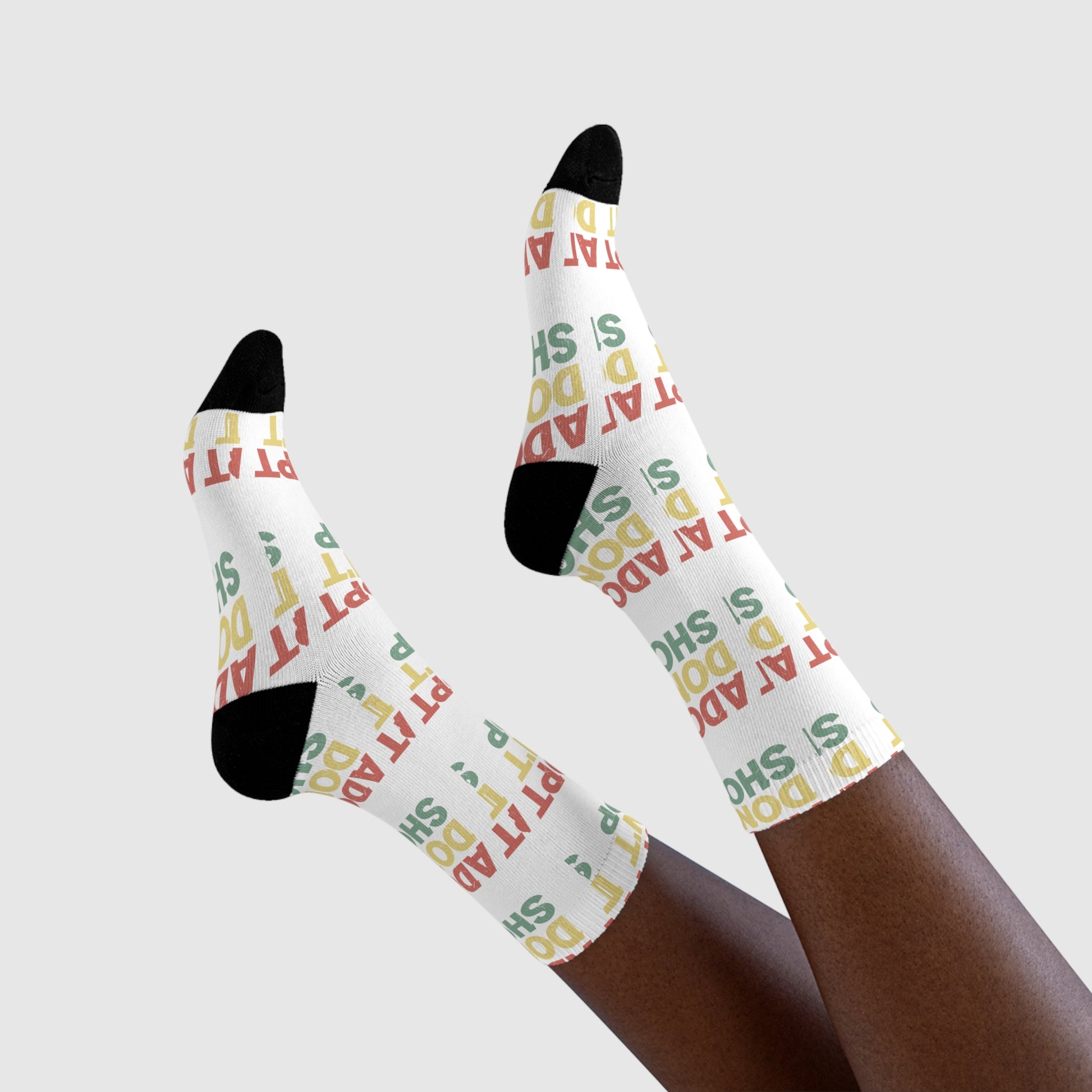 Socken "Adop't don't shop" Size: S| Pawzlove